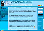 Ontwerp header en technische realisatie astrologische site en shop voor Mercurius Astro Services